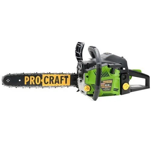 Бензопила ProCraft GS-50 &mdash; 5.57 л.с., 52 см&sup3;, шина 40 см, хромированный цилиндр gs50 фото