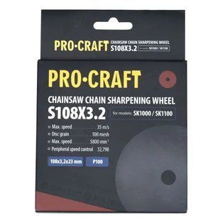 Заточувальний керамічний диск Procraft S108X3.2 до SK1000, SK1100 S108X3.2 фото