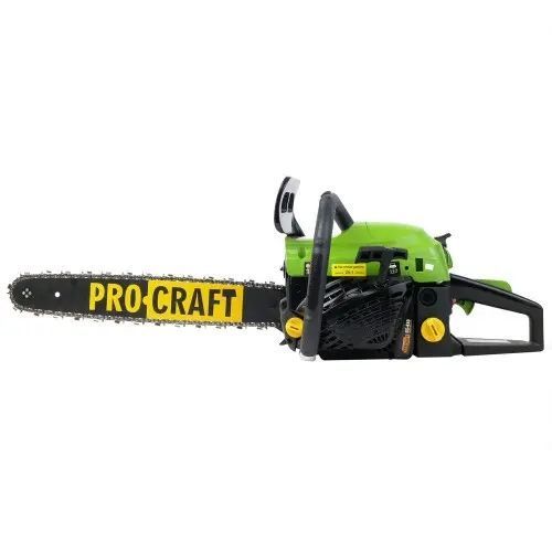 Бензопила ProCraft GS450 &mdash; 52 см&sup3;, шина 45 см, 2-тактный двигатель, антивибрация gs450 фото