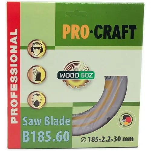 Пильный диск Procraft B185.60 60T (по дереву) B185.60 фото