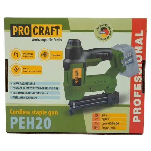Аккумуляторный степлер Procraft PEH20 (Без акб и зу) PEH20 фото