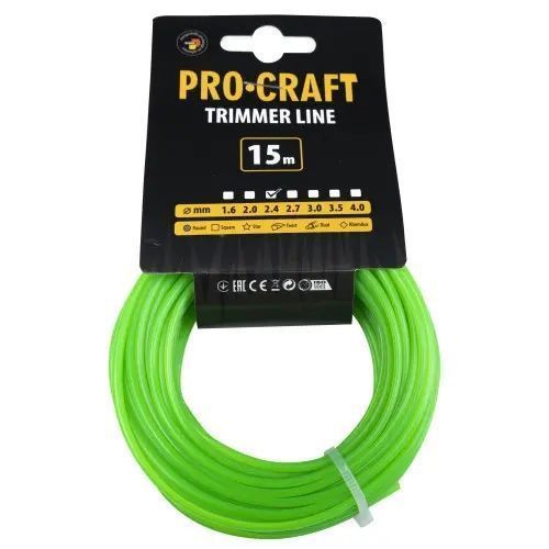 Леска круг Procraft 2.4мм 15м volosin-krug-procraft-2-4mm-15m фото
