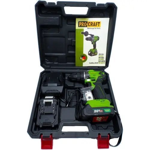 Шуруповерт Procraft PA20BL UNIVERSAL (2акб) PA20BL_2 фото