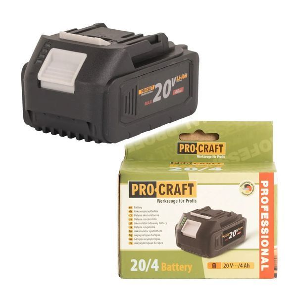 Аккумуляторный рубанок Procraft PE20BL, 20 В, Brushless, ширина строгания 82 мм, 1 АКБ 4 А&middot;ч + ЗУ PE20BL_1akb(MAX4Ah) фото