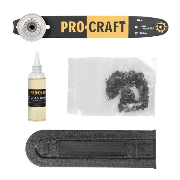 Аккумуляторная пила Procraft PKA42Li + 1 АКБ Industrial 20В 4Ач + Зарядное устройство Charger20/2,4A + 1л масла PKA42Li_ЗП_2,4Аг_1АКБ_4Аг фото