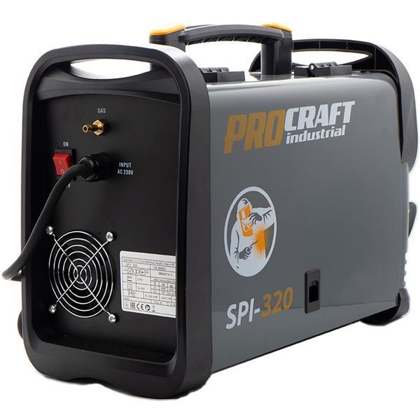 Инверторный сварочный полуавтомат Procraft industrial SPI-320 MIG/MAG, MMA (20&ndash;160 А) 2026 SPI-320_26r фото