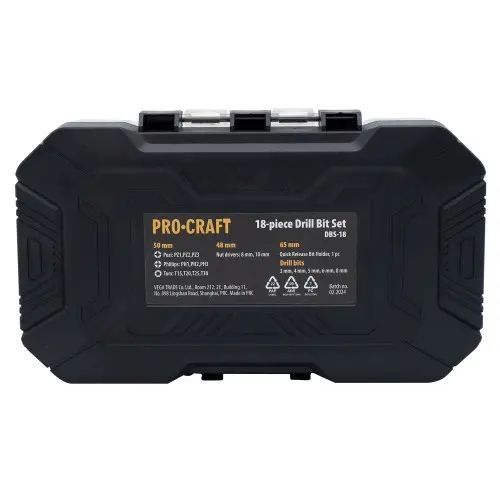 Набор сверл и бит Procraft DBS18 DBS18 фото