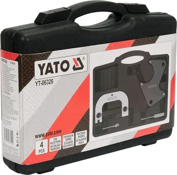 Фиксаторы валов ГРМ YATO YT-06326 RENAULT Бензин Дизель 1.2 1.4 1.5dCi 1.6 1.8 2.0 16V F4P, F4R, F4K, K4M YT-06326 фото