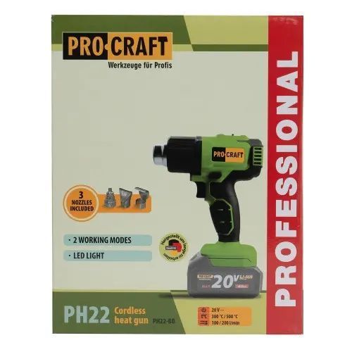 Аккумуляторный фен промышленный Procraft PH22 (без акб и зу) PH22 фото