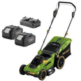 Аккумуляторная газонокосилка Procraft PLM24, 40 В, 2 АКБ 20 В 8 А&middot;ч Type-C + двойное зарядное устройство PLM24_2akb_8ahType-C_zp20/2/2 фото