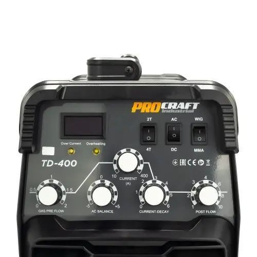 Инверторный сварочный аппарат Procraft industrial TD400 TD400 фото