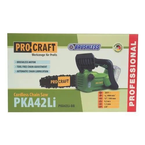 Аккумуляторная цепная пила Procraft PKA42Li (без АКБ и ЗУ) PKA42Li фото