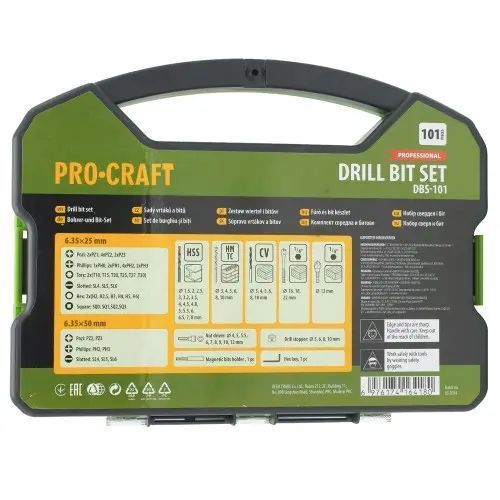 Набор сверл и бит Procraft DBS101 DBS101 фото