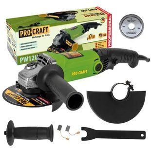 Угловая шлифовальная машина Procraft PW1200, 125 мм PW1200 фото