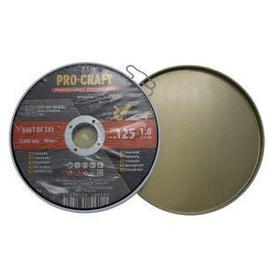 Диск отрезной Procraft CD125x1.0b 125 мм 1,0 мм 22,2 мм 10 шт/уп CD125x1.0b фото
