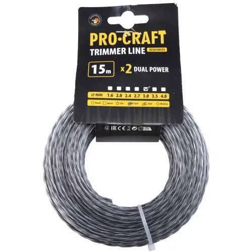 Волосінь з жилою спіраль Procraft 3мм 15м volosin-z-zhyloyu-spiral-procraft-3mm-15m фото