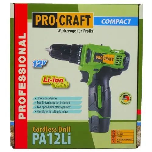 Шуруповерт Procraft PA12Li COMPACT PA12Li фото