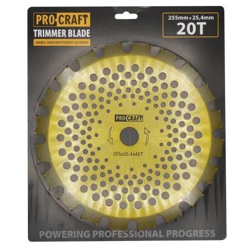 Ніж 40T победітовий двостороній золото Procraft D255*25.4 D255*25.4 фото