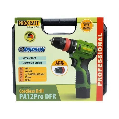 Шуруповерт Procraft PA12Pro DFR (2 акб) PA12Pro_2 фото