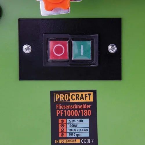 Плиткорез Procraft PF1000/180 PF1000/180 фото