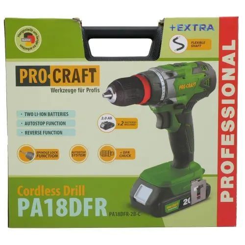 Шуруповерт Procraft PA18DFR Extra new PA18DFR фото