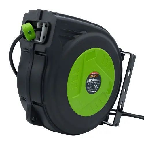 Подовжувач на котушці Procraft EK15N 3x1,5мм&sup2; 15 м EK15N фото