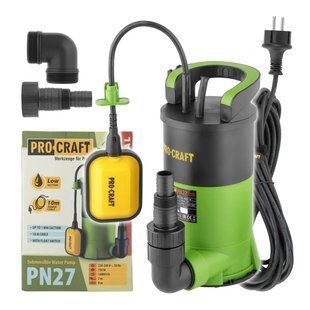 Дренажно-фекальный насос Procraft PN27, 750 Вт, 14000 л/ч PN27 фото