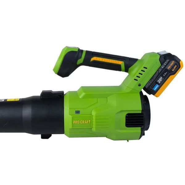 Аккумуляторная воздуходувка Procraft PB26, 20 В, Brushless, 3 скорости, без АКБ и ЗУ PB26_bb фото