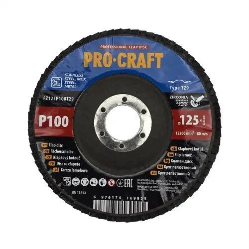 Диск лепестковый Procraft FZ125P100T29 UNIVERSAL FZ125P100T29 фото