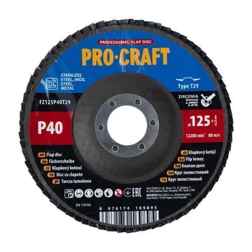 Диск пелюстковий Procraft FZ125P40T29 UNIVERSAL FZ125P40T29 фото
