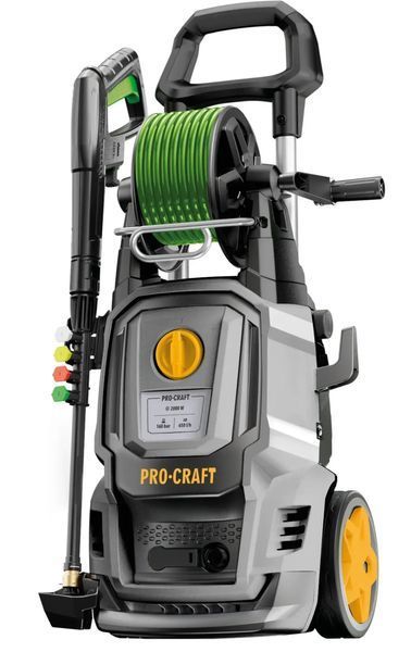 Мийка високого тиску Procraft CW2.0/160 Universal, 2000 Вт, 160 бар, 420 л/год, шланг 8 м CW2.0/160 фото