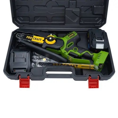 Акумуляторна ланцюгова пила Procraft PKA32Li (1 АКУМУЛЯТОР, ЗАРЯДНА, 2 ШИНИ + 2 ЛАНЦЮГИ) PKA32Li фото