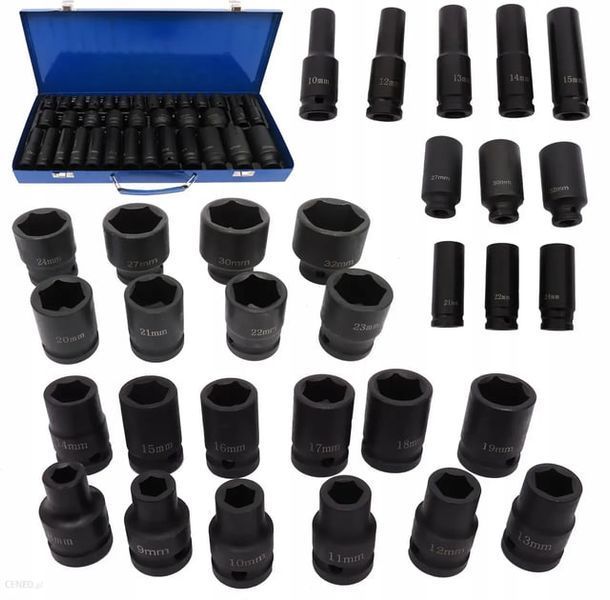 Набор ударных головок Falon Tech FT3512M 1/2" &ndash; 35 предметов FT3512M фото